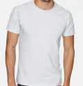 Plain white Short sleeve T-shirt